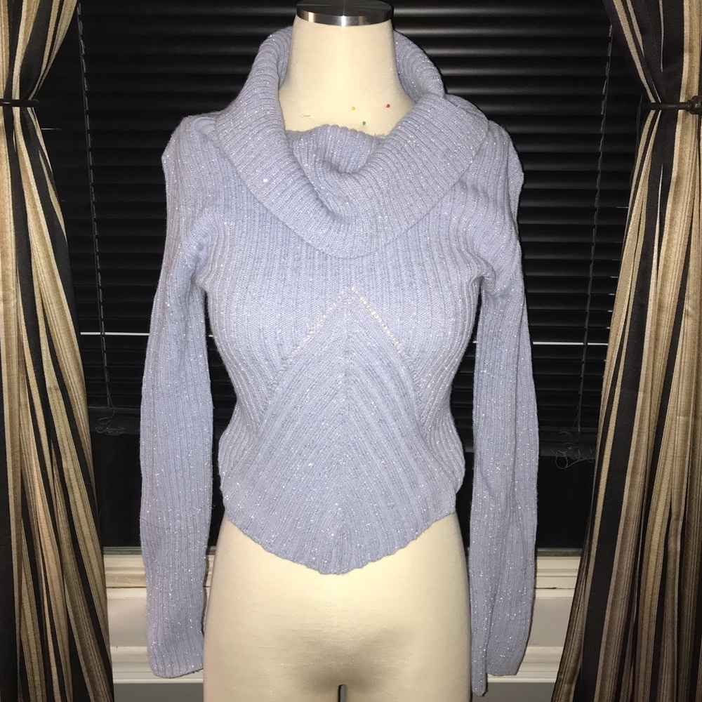 Vintage baby blue sweater.